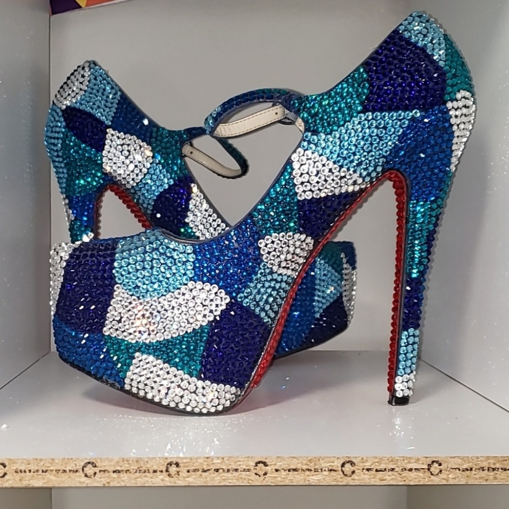 Custom Swarovski heels